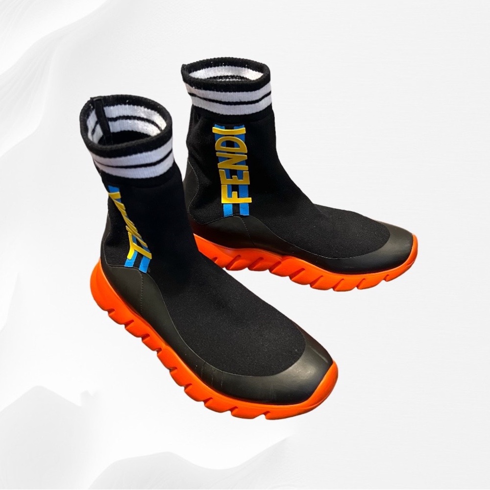 Mens Fendi Sock Boot size US 7